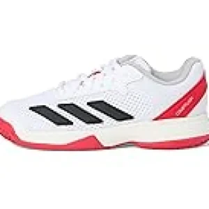 adidas Kids Sneakers | Sneakers<Courtflash Tennis Shoes (Little Kid/Big Kid) White/Black/Lucid Red