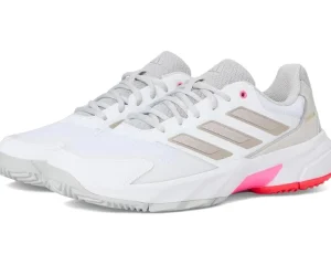 adidas Sneakers & Athletic<Courtjam Control 3 White/Iron Metallic/Lucid Red