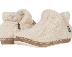 L.L.Bean Slippers<Cozy Slipper Bootie Pile Fleece Natural