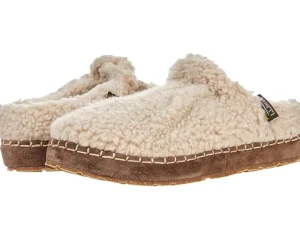 L.L.Bean Slippers<Cozy Slipper Slide Pile Fleece Natural/Bright Navy