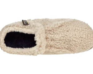 L.L.Bean Slippers<Cozy Slipper Slide Pile Fleece Natural/Bright Navy