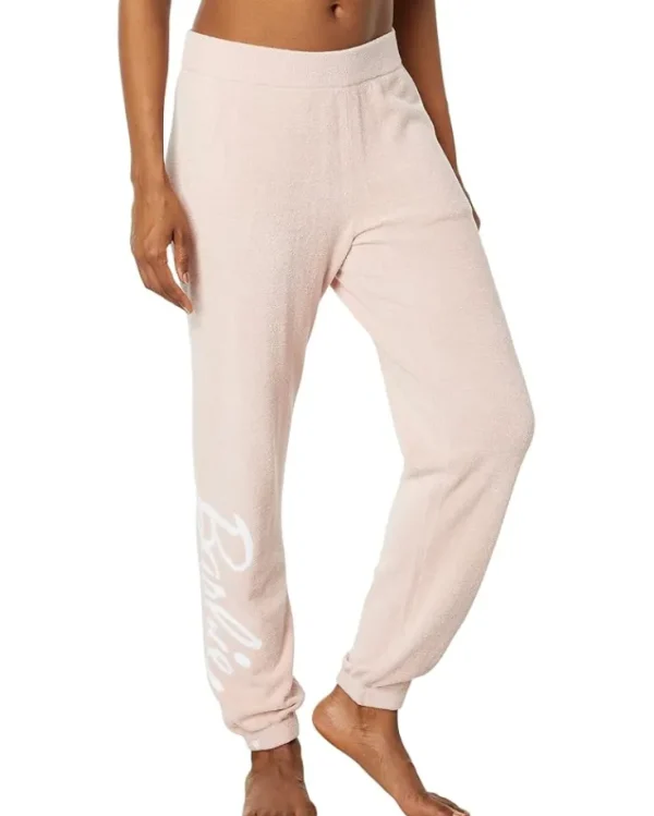 Barefoot Dreams Sleepwear<CozyChic Ultra Lite® Barbie Sweatpants Dusty Rose/White