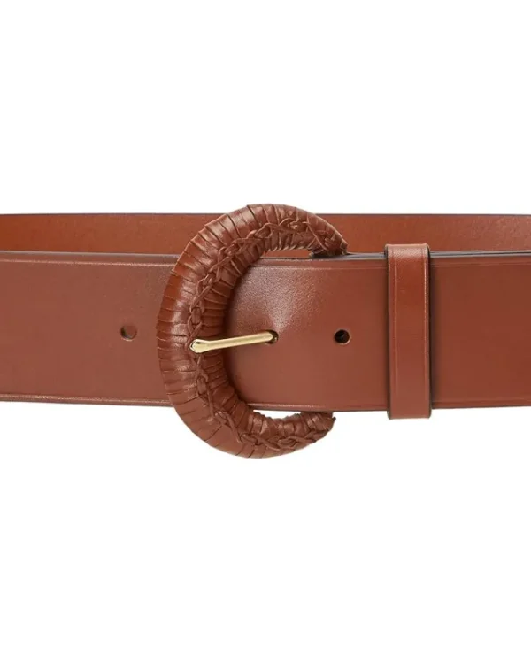Lauren Ralph Lauren Belts<Crescent-Buckle Leather Wide Belt Lauren Tan