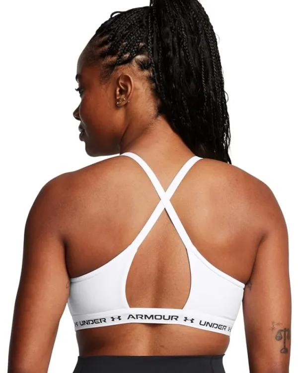 Under Armour Activewear<Crossback Low Impact Sports Black/White