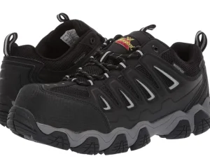 Thorogood Work & Safety Sneakers | Work Shoes<Crosstrex Oxford Waterproof Comp Toe Black/Grey