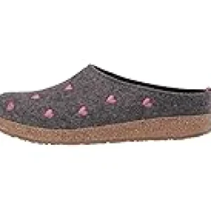 Haflinger Slippers<Cuoricini Grey