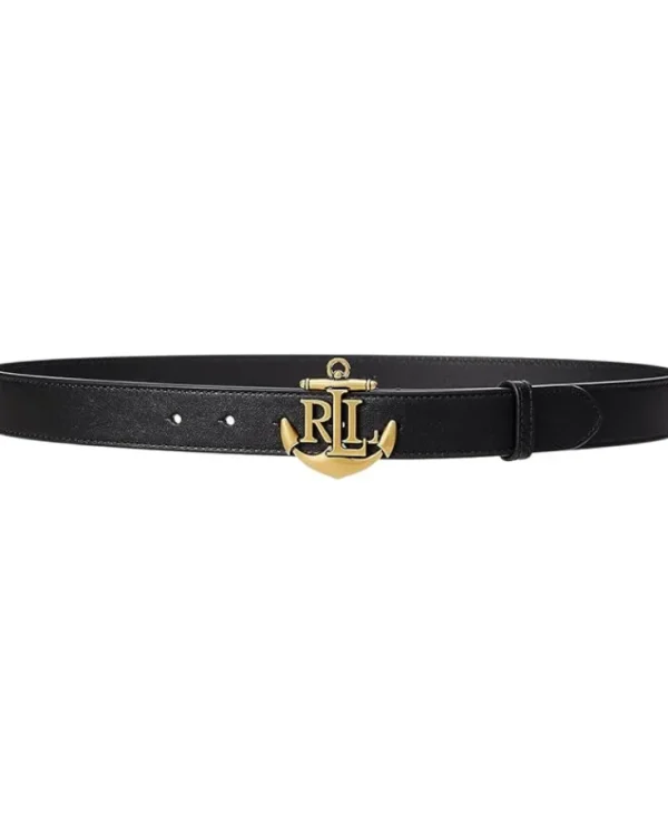 Lauren Ralph Lauren Belts<3D Anchor-Belt-Medium Black