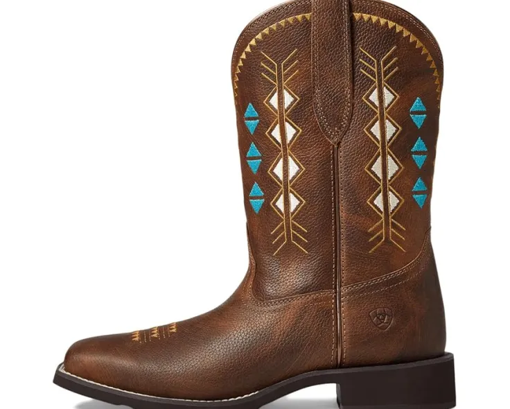 delilah_deco_western_boot_3.webp Ariat Cowboy Boots<Delilah Deco Western Boot Copper Kettle