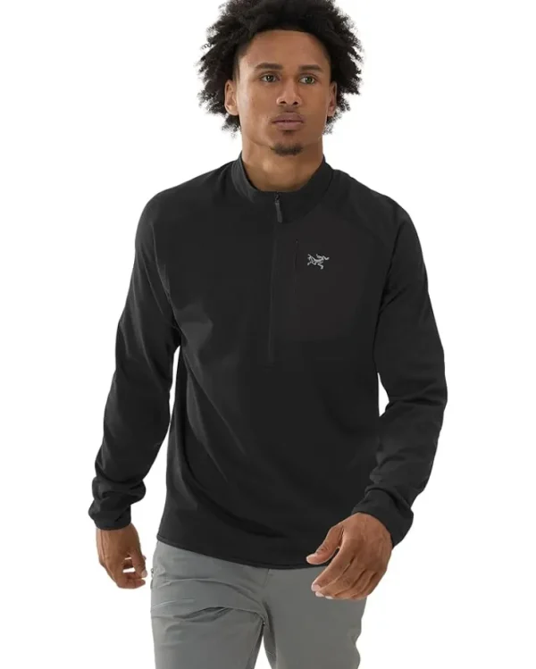 Arc'teryx Coats & Outerwear<Delta 1/2 Zip Black