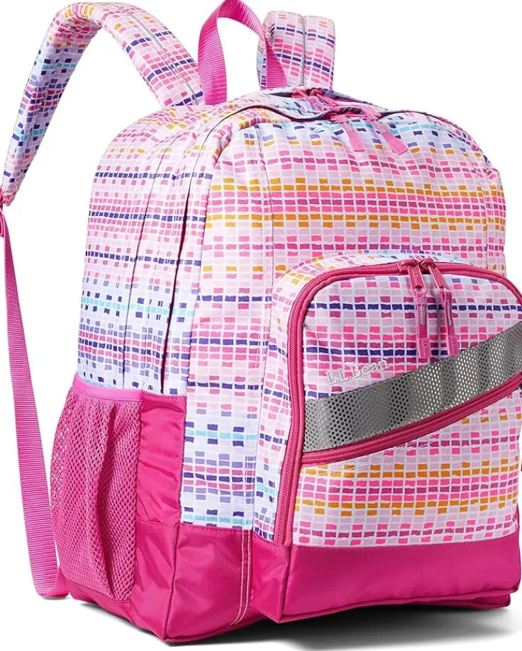 deluxe_bookpack_print_iv_0.webp L.L.Bean Backpacks | Bags<Deluxe Bookpack Print IV Hibiscus Dash