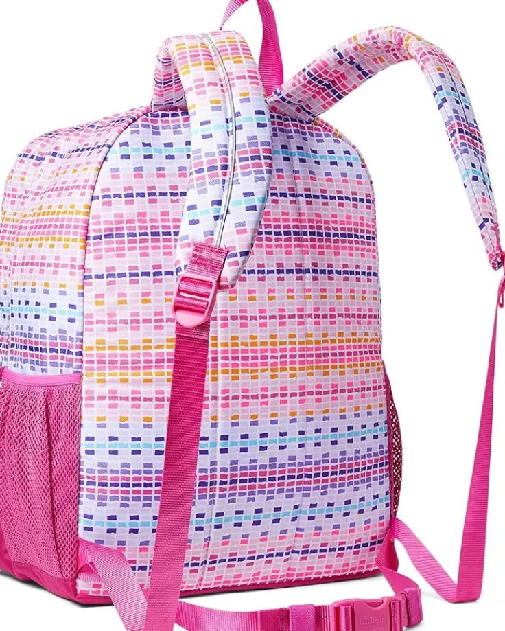 deluxe_bookpack_print_iv_1.webp L.L.Bean Backpacks | Bags<Deluxe Bookpack Print IV Hibiscus Dash