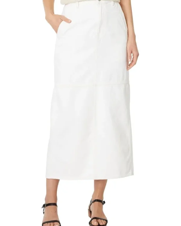 Madewell Skirts<Denim Carpenter Maxi Skirt in Tile White