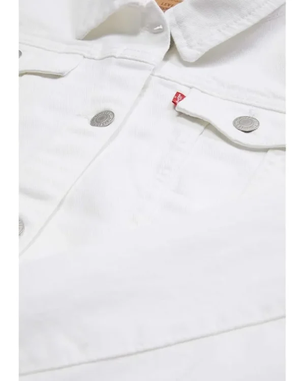 Levi's® Kids Coats & Jackets<Denim Trucker Jacket (Big Kids) White