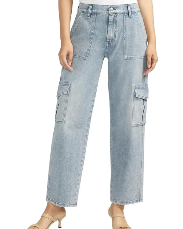 Silver Jeans Co. Plus Size<Denim Utility Cargo L27413ACS274 Indigo