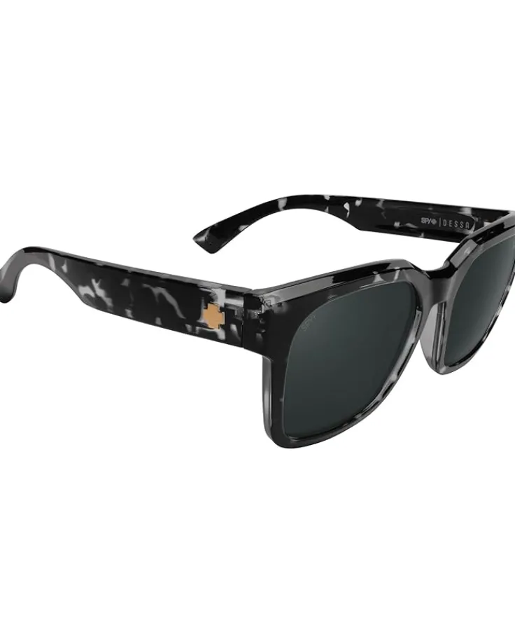 dessa_4.webp Spy Optic Sunglasses & Eyewear | Sunglasses<Dessa Black Marble Tortoise/Happy Gray Green Black Mirror