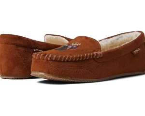 Polo Ralph Lauren Slippers<Dezi Bear Moccasin Slipper Chestnut