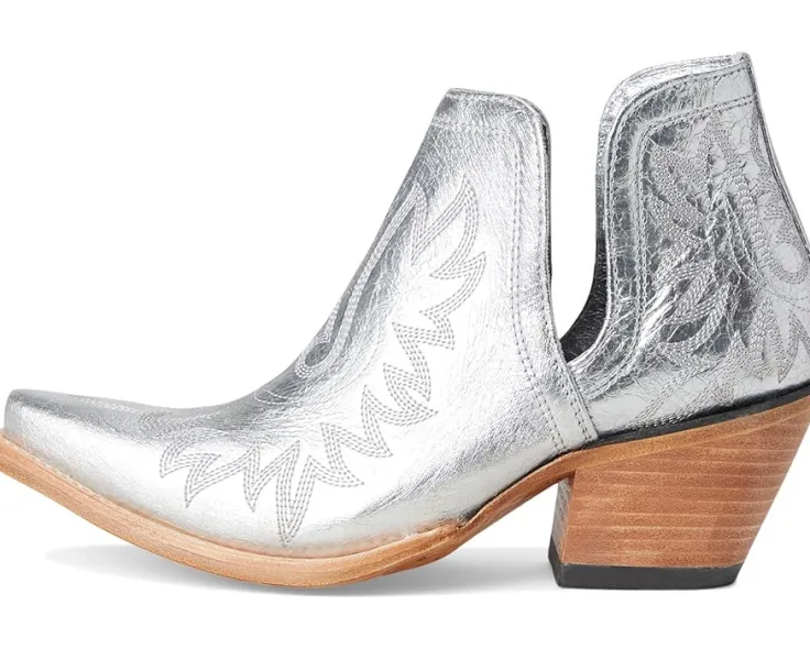dixon_bootsie_3.webp Ariat Cowboy Boots<Dixon Bootsie Silver Shine