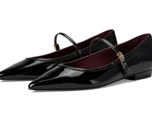 Tory Burch Flats<Double T-Buckle Mary Jane Perfect Black
