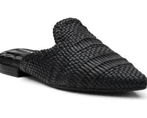 Birdies Flats | Mules<Dove Woven Mule Black