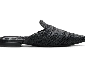 Birdies Flats | Mules<Dove Woven Mule Black