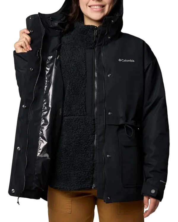 Columbia Plus Size | Coats & Outerwear<Drop Ridge™ II Interchange Jacket Black
