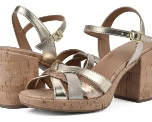 White Mountain Heels<Dubonnet Gold/Multi/Smooth