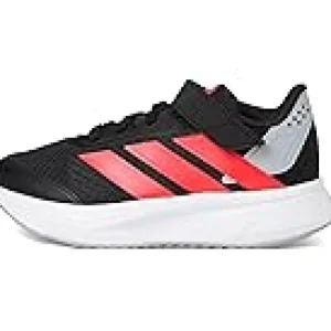 adidas Kids Sneakers | Sneakers<Duramo SL 2.0 Elastic Lace Sportswear Shoes (Little Kid) Black/Lucid Red/Halo Silver