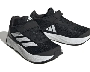 adidas Kids Adaptive | Adaptive<Duramo SL Elastic Lace (Little Kid/Big Kid) Core Black/Footwear White/Carbon