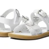 FootMates Sandals<Eco-Ariel (Infant/Toddler/Little Kid) White Micro