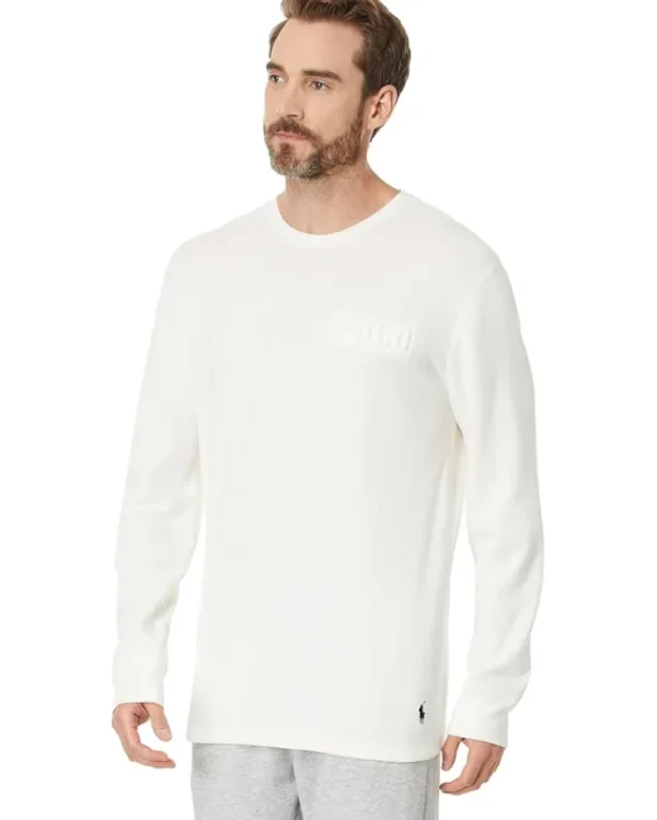 Polo Ralph Lauren Sleepwear<Embossed Thermal Long Sleeve Crew Shirt Nevis