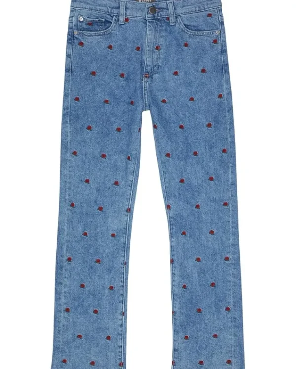 DL1961 Kids Jeans<Emie High-Rise Straight in (Big Kids) Indigo Rose