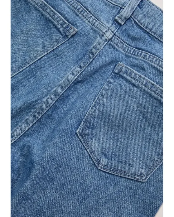 DL1961 Kids Jeans<Emie High-Rise Straight in (Big Kids) Indigo Rose