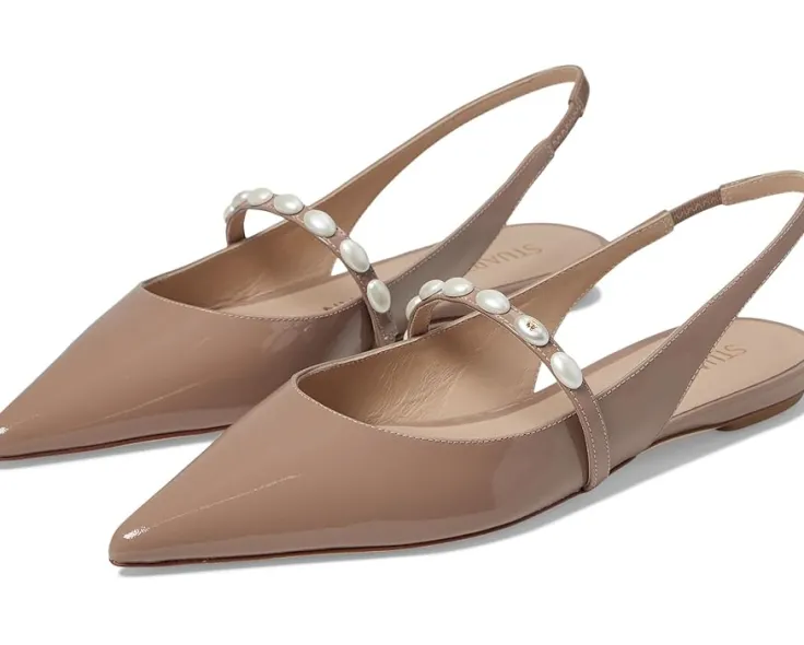 emlia_pearlita_slingback__0.webp Stuart Weitzman Flats<Emlia Pearlita Slingback Flat Fawn