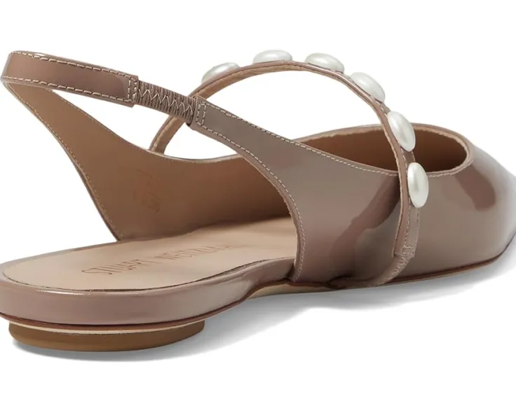 emlia_pearlita_slingback__4.webp Stuart Weitzman Flats<Emlia Pearlita Slingback Flat Fawn