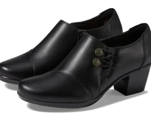 Clarks Adaptive<Emslie Warren Black Leather