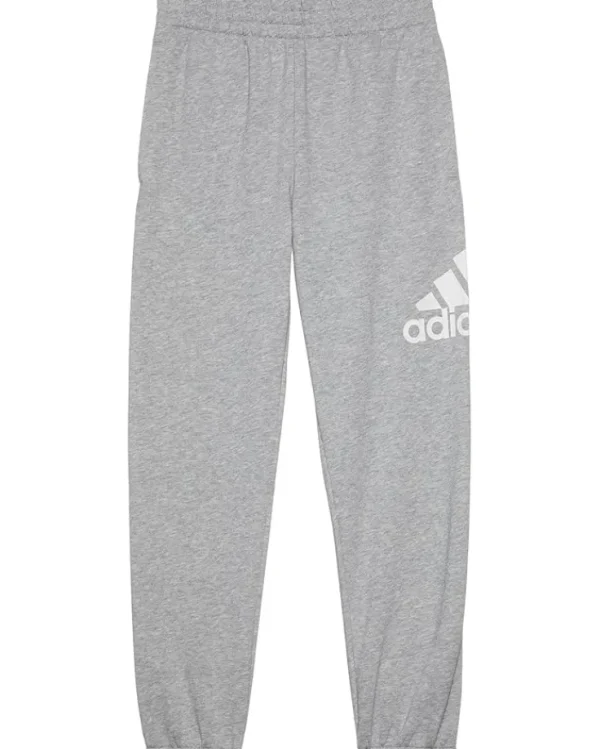 adidas Kids Pants<Essential Heather Graphic Fleece Joggers (Big Kid) Medium Grey Heather