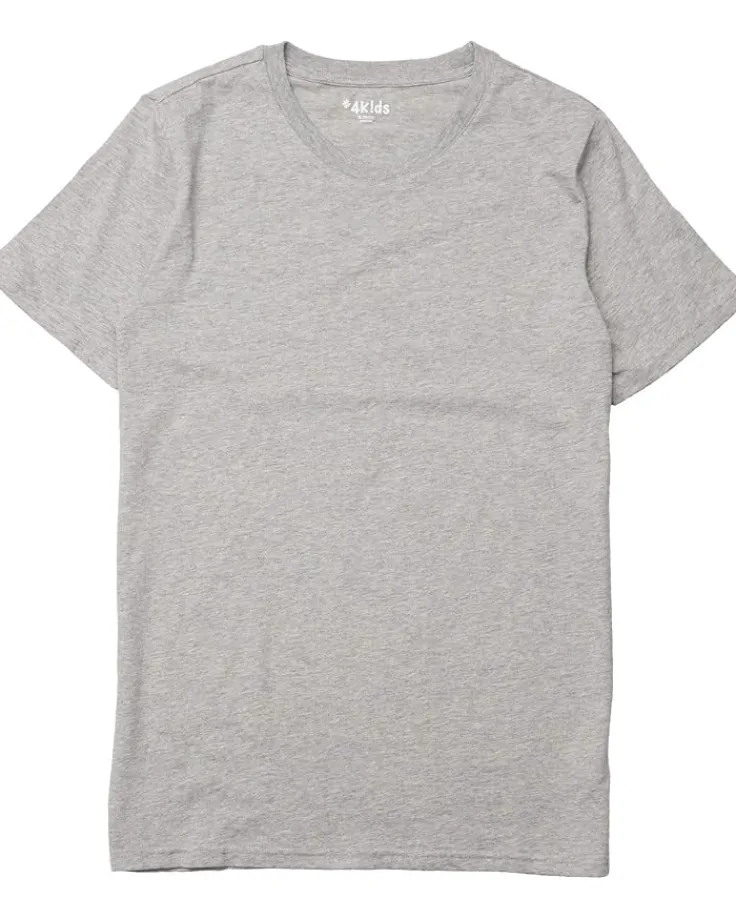 essential_short_sleeve_ts_0-1.webp #4kids Adaptive<Essential Short Sleeve T-Shirt (Little Kids/Big Kids) Heather Grey