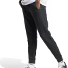 adidas Activewear | Pants<Essentials Fleece Tapered Cuffed 3-Stripes Pants Black 1