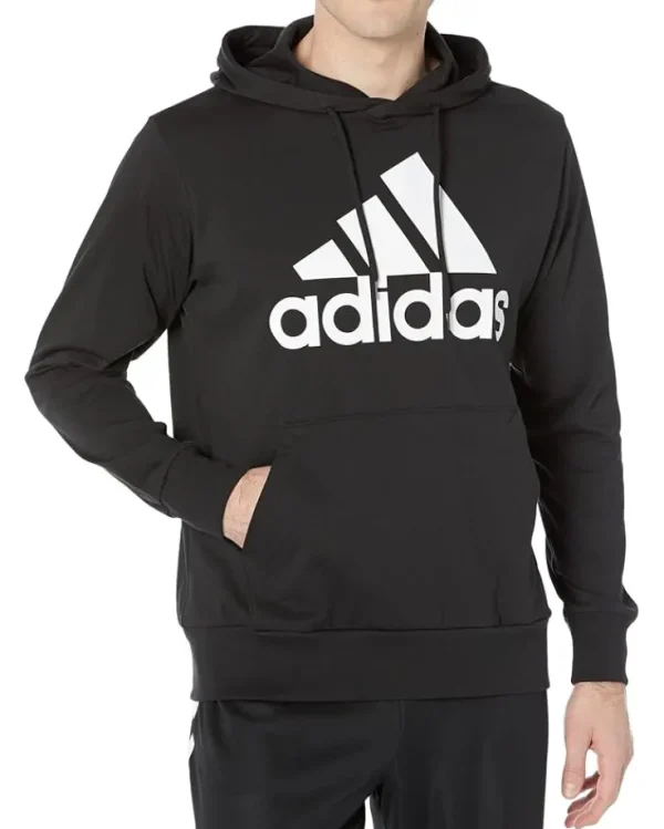 adidas Hoodies & Sweatshirts<Essentials Logo Hoodie Black/White