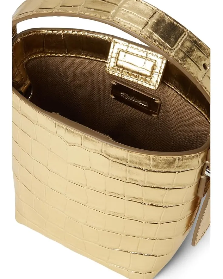 essentials_micro_bucket_m_2.webp Madewell Backpacks<Essentials Micro Bucket Metallic Croc Gold Metallic