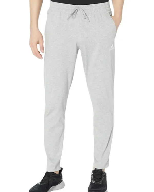 adidas Activewear | Pants<Essentials Single Jersey Tapered Open Hem Pants Black