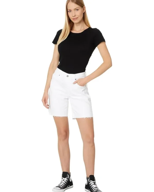 AG Jeans Shorts<Ex-Boyfriend High Rise Slouchy Short in White
