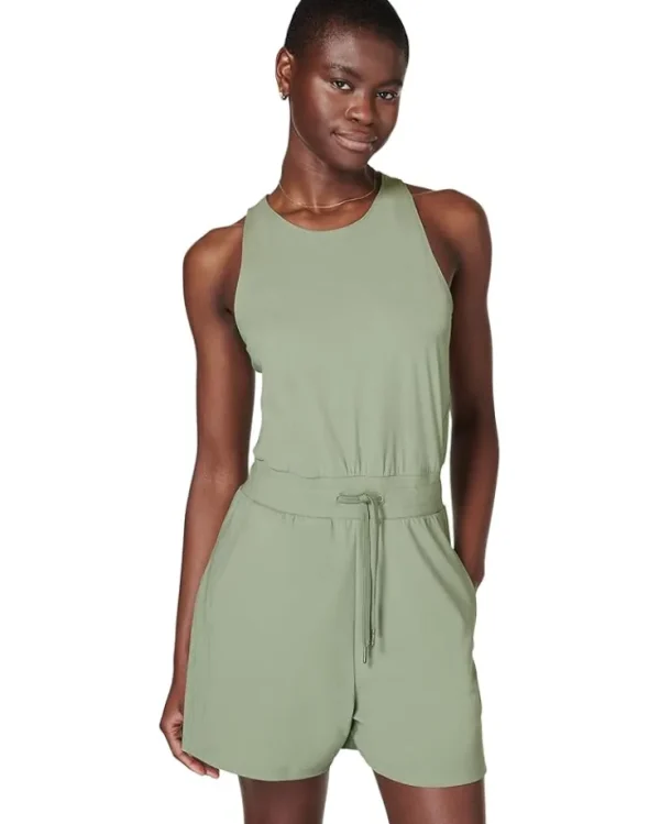 Sweaty Betty Jumpsuits & Rompers<Explorer Romper Aluminium Blue