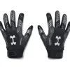 Under Armour Gloves<F9 Nitro Football Gloves Black/Castlerock/Metallic Silver