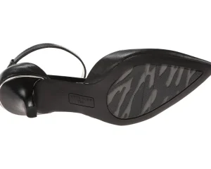 Anne Klein Heels<Fabulist Black Leather
