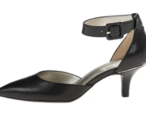 Anne Klein Heels<Fabulist Black Leather