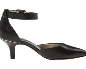 Anne Klein Heels<Fabulist Black Leather