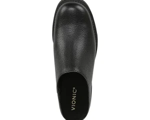 VIONIC Mules | Slippers<Fairfax Black Leather