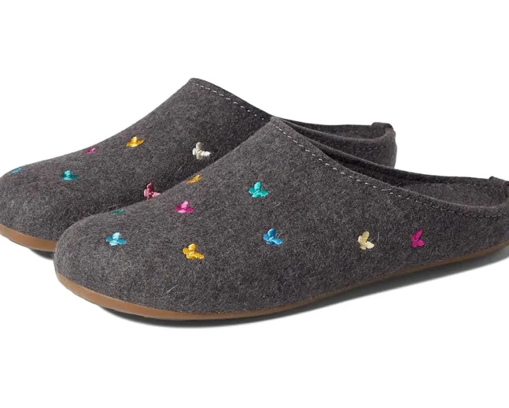 farfalline_0.webp Haflinger Mules | Slippers<Farfalline Grey