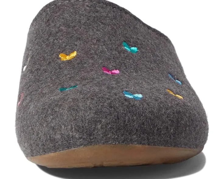 farfalline_1.webp Haflinger Mules | Slippers<Farfalline Grey